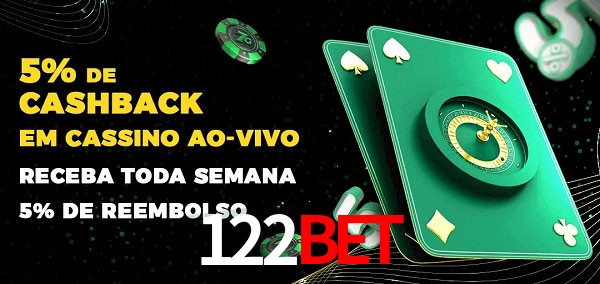 Promoções do cassino ao Vivo 122bet